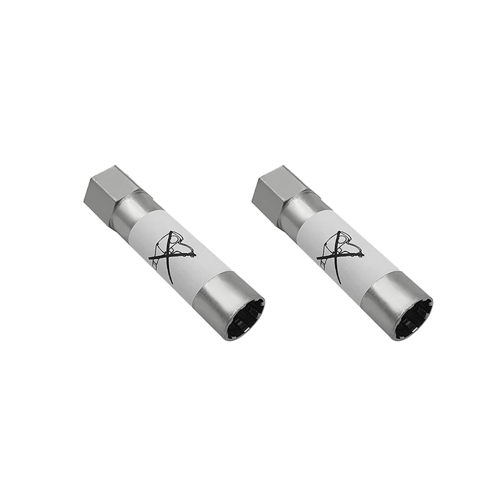 BuliBoao 2 Pcs 8-Spline Lug Nut Key Lock Tool 65100 for Cars 13/16'' Hex