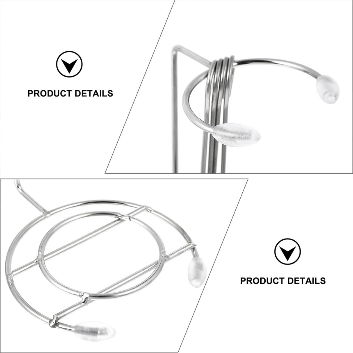 Abaodam Supporto per Barbecue Sospeso in Acciaio Inossidabile Griglie per Spiedini e Accessori, Set da 2 Pezzi per Cucina All'aperto e Uso Domestico, per Grigliate e Campeggio