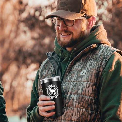 Hunting Gifts for Men, Insulated Tumbler 20 oz Coffee Travel Mug and Funny Socks, Hunter Christmas Gifts for Him Dad Husband Boyfriend Grandpa Son - Image 3