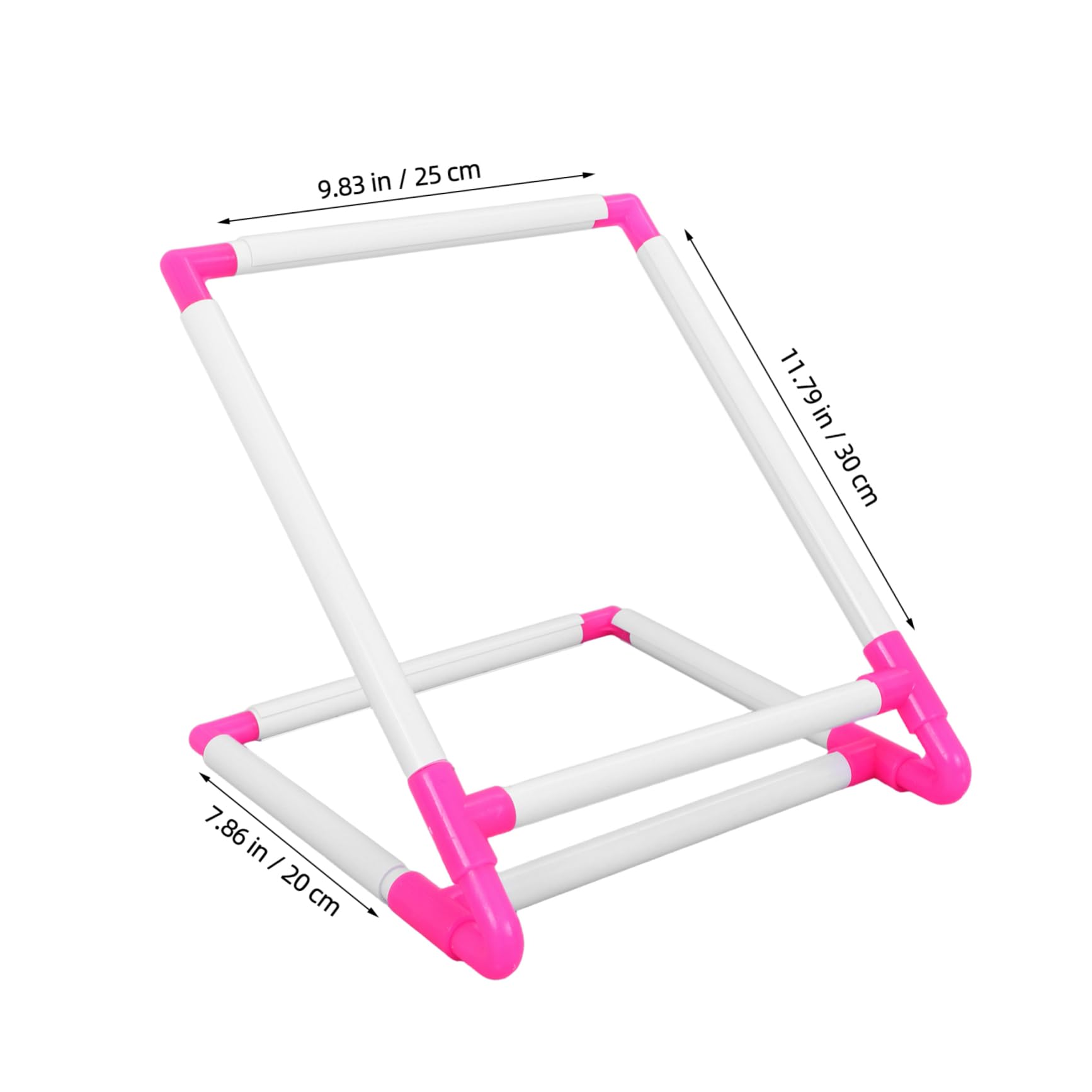 SHINEOFI 1 Pc soporte cuadrado herramientas tapiz estendal vertical estante de bordado estante de punto de cruz Mano Accesorios marco de punto de cruz bastidor de bordado