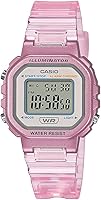 Vista 5 de Casio LA20WH Series Women's Digital Watch Water Resistant LED Light Auto Calendar Date Display 1/100 SEC Stopwatch Regular Time