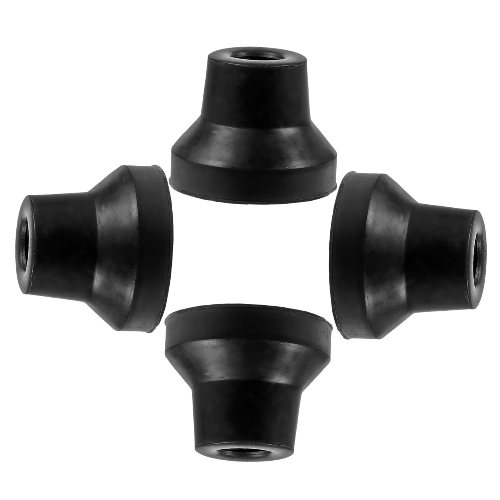 Beavorty Replacement Crutch Tips 4 Pack Heavy Duty Cane Rubber Tips Anti-Slip Crutch Pads for Walking Sticks