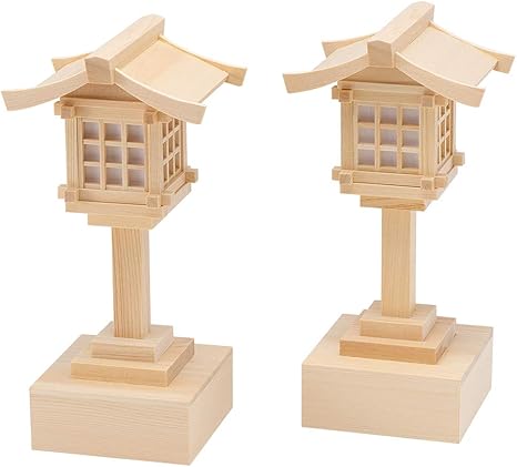 2セット以上購入で、おまけ1本 仏壇屋 滝田商店 木製春日灯篭 木曽桧