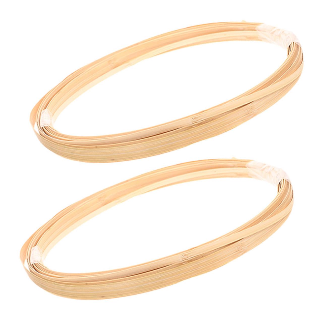 Gatuida 2 Bundles Weaving Strips Craft Material for Basket Making Flat Coil for Home Total Easy to Clean and Crafting
