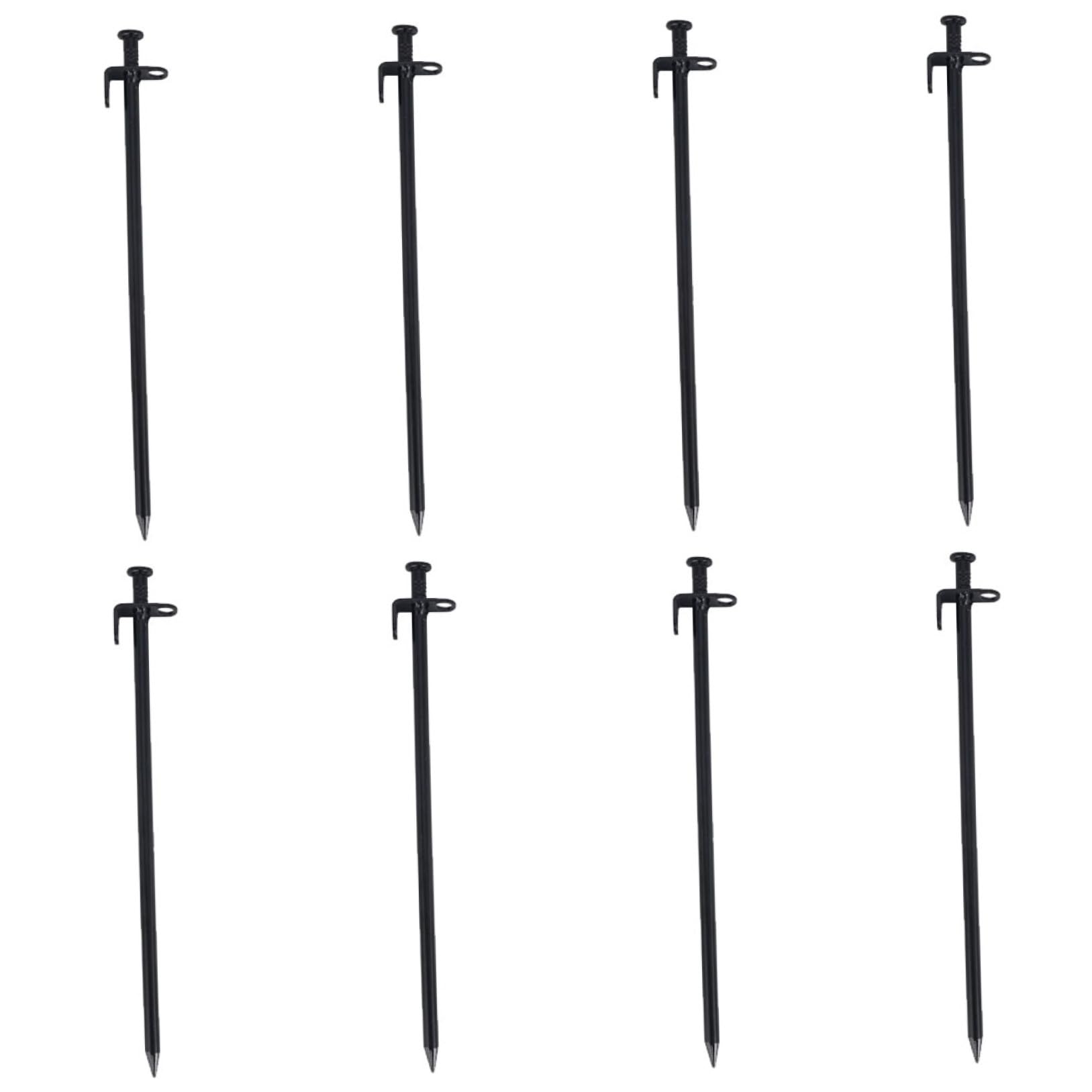 Piquetas de camping ULTECHNOVO acero inoxidable clavijas tiendas accesorios 8 uds