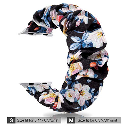Image of Greatfine Scrunchie Band Compatible with Apple Watch Bands 38mm 40mm 41mm 42mm 44mm 45mm 46mm 49mm Women, Elastic Scrunchie Watch Strap for iWatch Watch Series 11 10 9 8 7 6 5 4 3 2 1 SE 3 2 Ultra 3 2