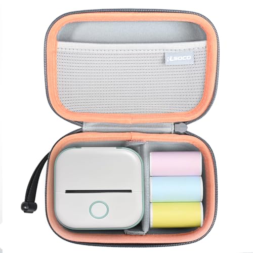 RLSOCO Tasche für Memoking Mini Drucker T02 & für Phomemo T02 Mini Pocket Printer(Nur Tasche)