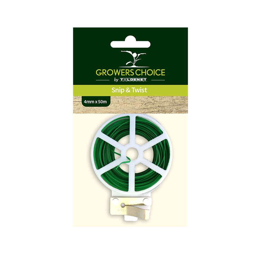 Bosmere Tildenet 50m Snip and Twist Plastic Covered Wire Ties