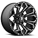Fuel Assault Black Wheel with Painted Finish and tpms (22 x 10. inches /5 x 4 inches, -18 mm Offset)