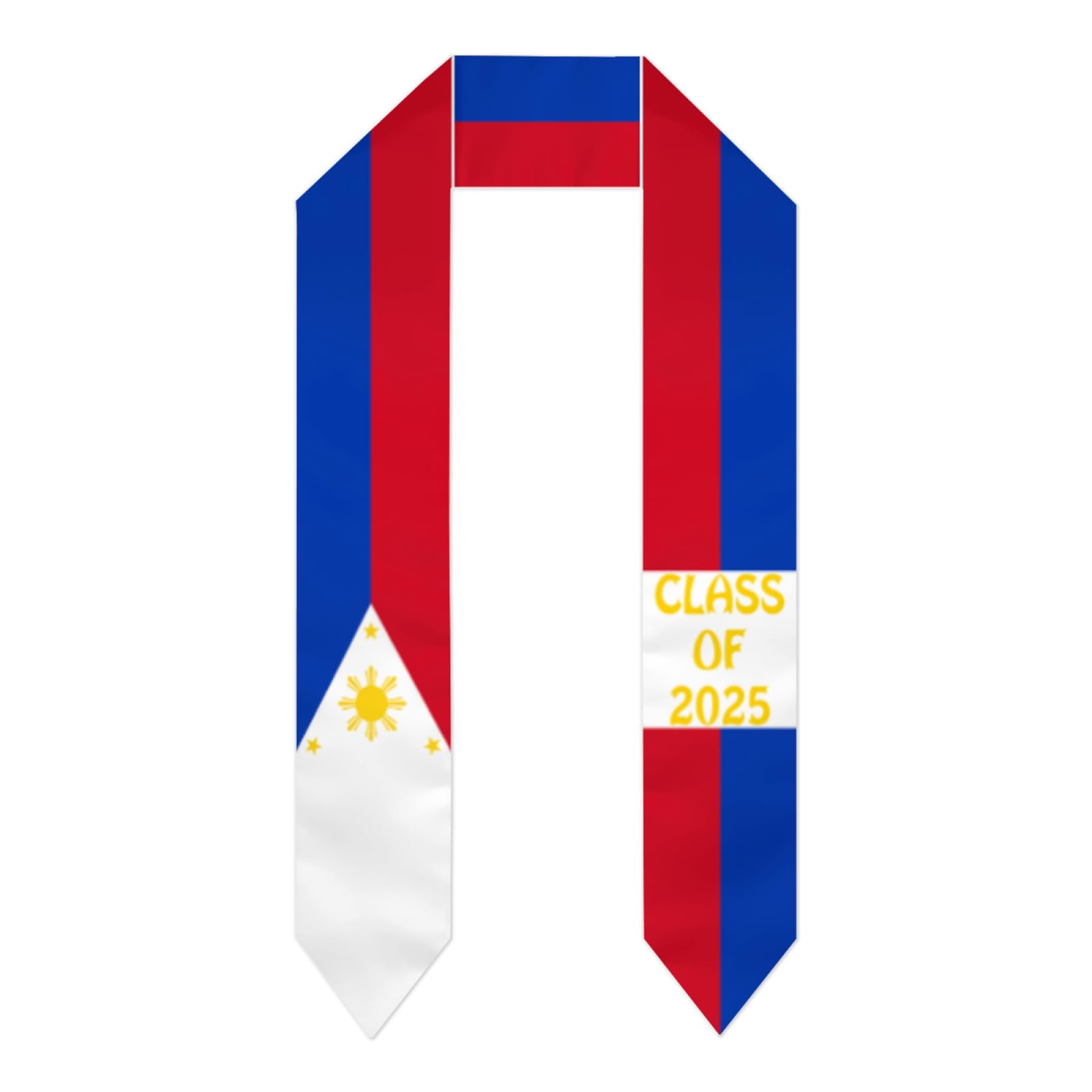 Ahdyr Vintage Philippines Filipinos Flags Graduation Stole Graduation Sash Scarf Graduation Shawl for Study International Students