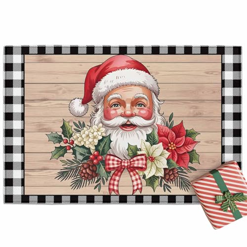 Vamjump ���փ}�b�g �h�A�}�b�g �N���X�}�X �T���^�N���[�X �i�q ���{������ ���O ���� ����~�� �Ɩ��p �ƒ�p �G���g�����X �D���Ƃ� �z�� �O���[ 40x60cm