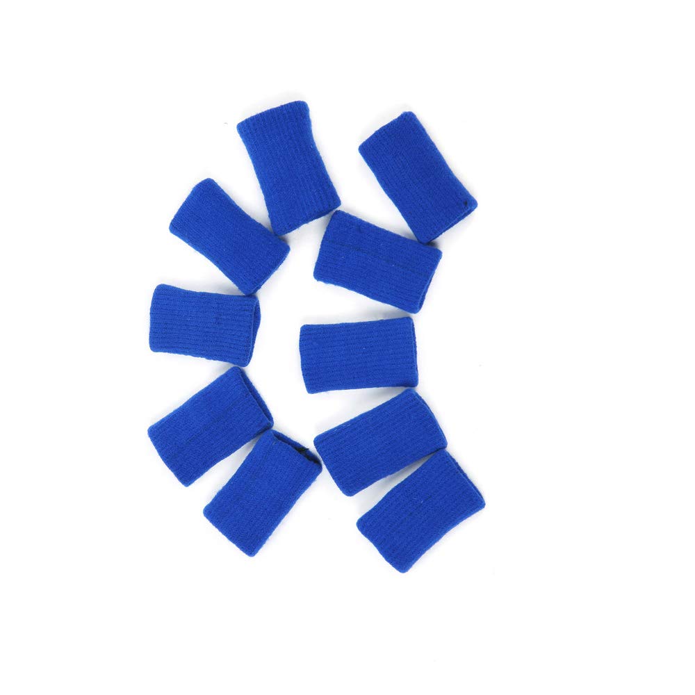 WeTest Upgraded Finger Sleeves Thumb Splint Brace for Finger Support, Relieve Pain For Arthritis, Trigger Finger, Compression Aid for Sports, Blue