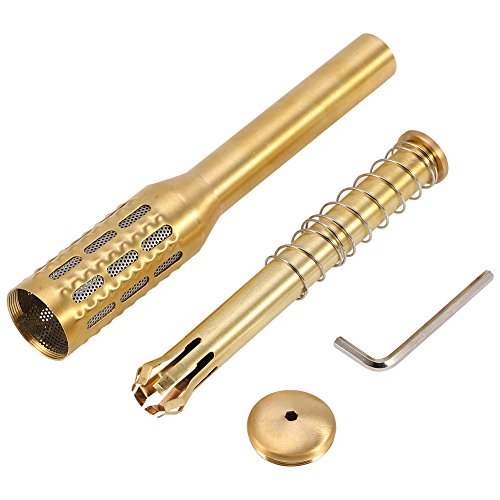 Miniatura 6 de Quemador de rollos Moxa, ANGGREK Big Brass Moxa Roll Burner Moxibustion Masaje Stick