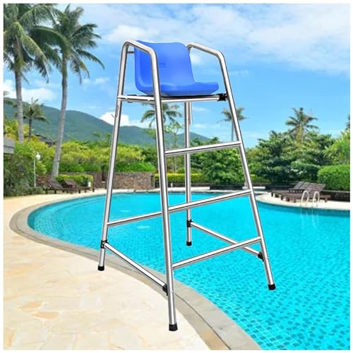 Silla de Guardavidas de 150 cm con Agujero para Parasol