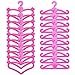 Lot de 20 cintres en plastique rose pour vêtements de poupée Barbie 29,2 cm