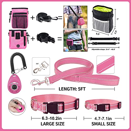 Puppy Supplies Starter Kit – 39-Piece Set of Puppy Essentials and Dog Stuff.includes Dog leash, Toys, Bowl, Brushes,and More.Perfect Welcome Home present for Your New Puppies-Pink Puppy Supplies Starter Kit – 39-Piece Set of Puppy Essentials and Dog Stuff.includes Dog leash, Toys, Bowl, Brushes,and More.Perfect Welcome Home present for Your New Puppies-Pink