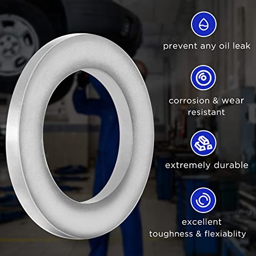 Image of 100Pcs Set of Oil Drain Plug Gasket, 5 Sizes Aluminum Oil Drain Plug Washer Crush Washer, Oil Plug Crush Washer for Oil Change, Sealing Ring by KeeRoarin (M10, M12, M14, M16, M18)