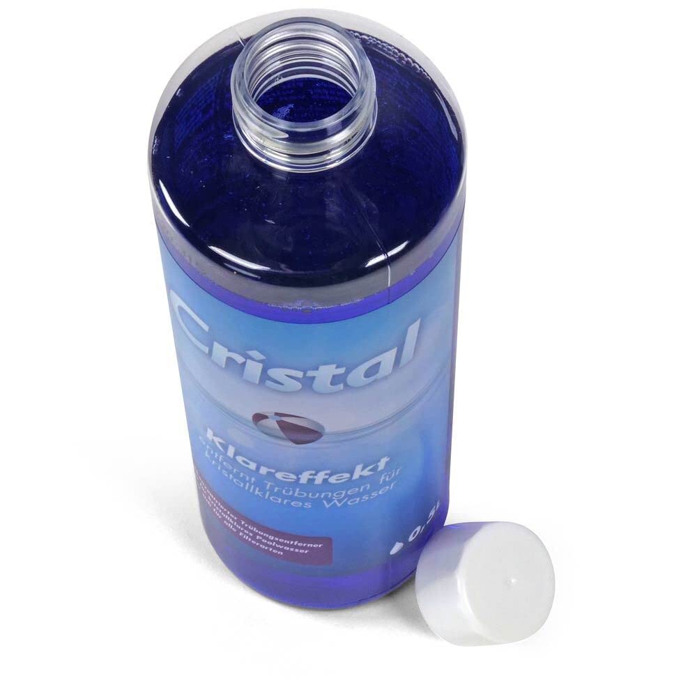 Cristal Wasserpflege Set 5 kg - Chlorgranulat schnell löslich - pH-Senker - pH-Heber - Algenverhütung - Klareffekt - Pflegebroschüre - Pool Whirlpool