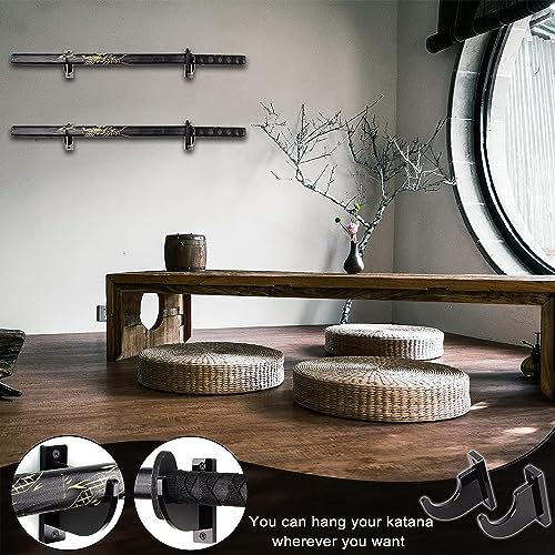 XINWENLI Lightsaber Wall Mount, Acrylic Lightsaber Display Stand, Can Be Widely Used for Martial Arts Weapons Bows, Shortguns - Image 3