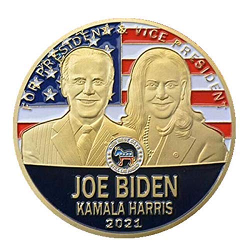 US President Joe Biden,Vice President Harris Commemorative Collection Seal Coin (Gold)