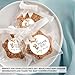 Andaz Press 2 Inch Round Thank You Beary Much Baby Shower Stickers, Teddy Bear Baby Shower Decorations, We Can Bearly Wait Decorations, Neutral Stickers for Candy, Favors, Envelopes, 40 Pack