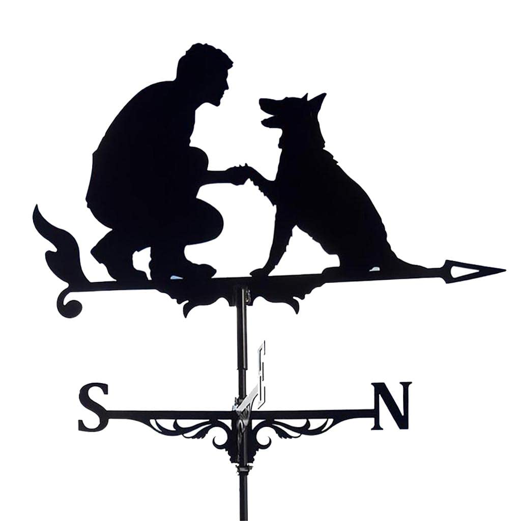 loom tree® 3pcs weather vane farm bracket weathervane farmhouse scene | yard, garden & outdoor living | garden d?©cor | weathervanes