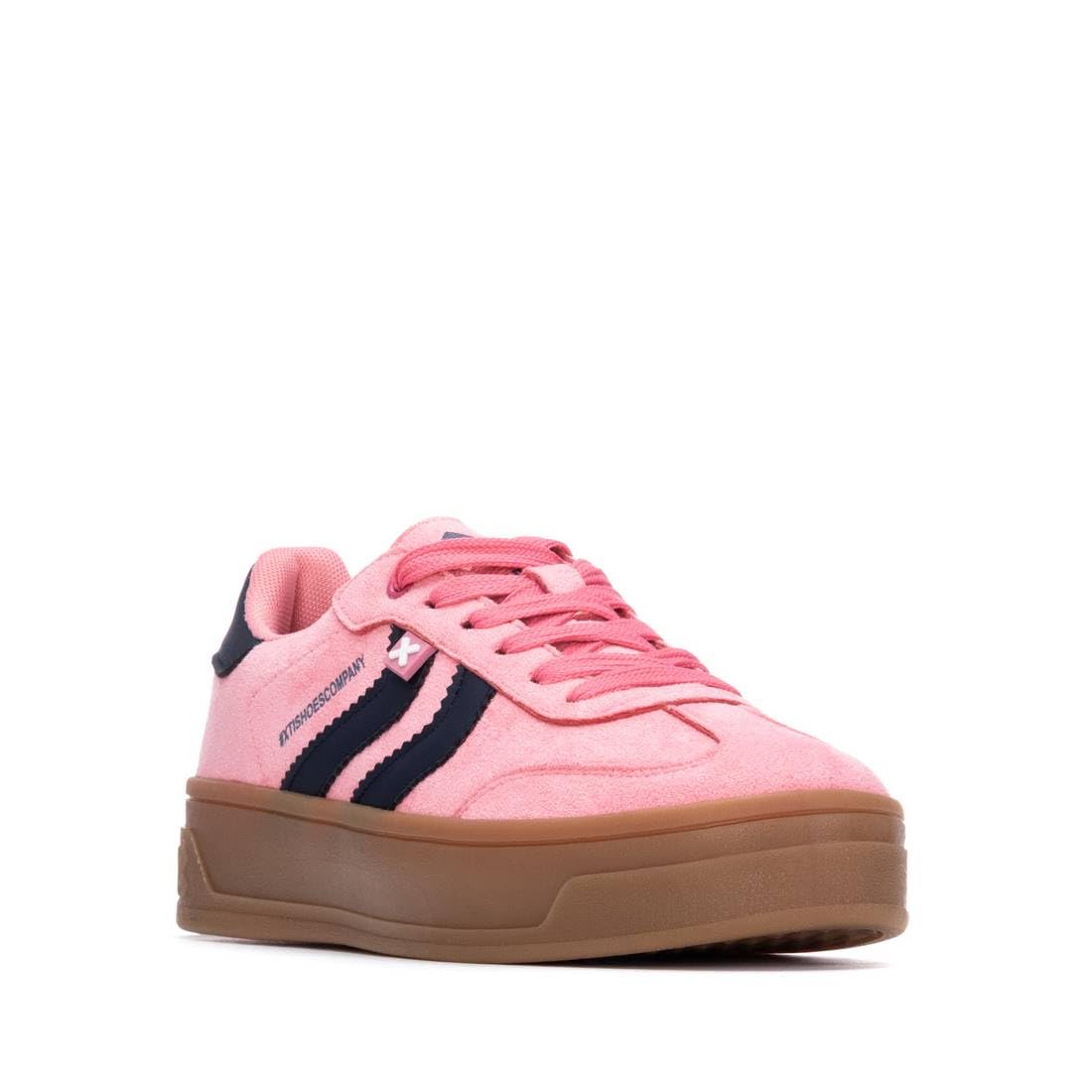 XTI - Zapatilla Mujer Rosa - Calzado Cómodo y Versátil - Moda Casual - Modelo 14458608 (Talla 39)