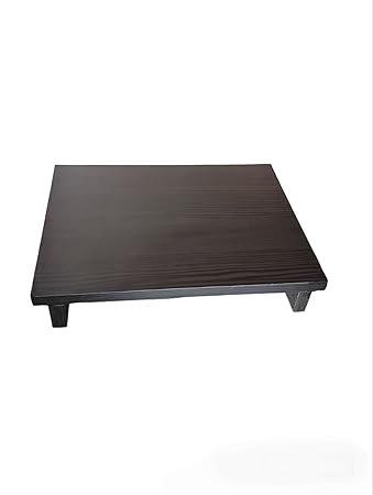 STYMAX Engineered Wood Patta For Sitting, Traditional Asana For Pooja Chowki, Wooden Stool, Pujeya Asana, Choki,Manai Palagai,Mukkali, Bajot, Chaurang, Pata, Patla, Manakatti, Rectangluar Shape Stool, Puja Choki Medium SIze