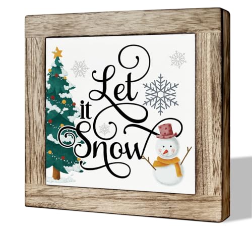 Winter-Wood-Sign-Wooden-Box-Signs-for-Home-Decor-Snowman-Sign-Tabletop-Decor-Romantic-Winter-Decor-Snow-Quotes-Decor-for-Home-Holiday-Living-Room-Christmas-Decor-Sign-Let-It-Snow Winter Wood Sign Wooden Box Signs for Home Decor Snowman Sign Tabletop Decor Romantic Winter Decor Snow Quotes Decor for Home Holiday Living Room Christmas Decor Sign Let It Snow