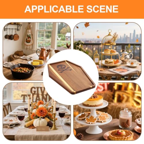 Charcuterie Board Double-Sided Appetizer Serving Tray Serving Board – Bild 4