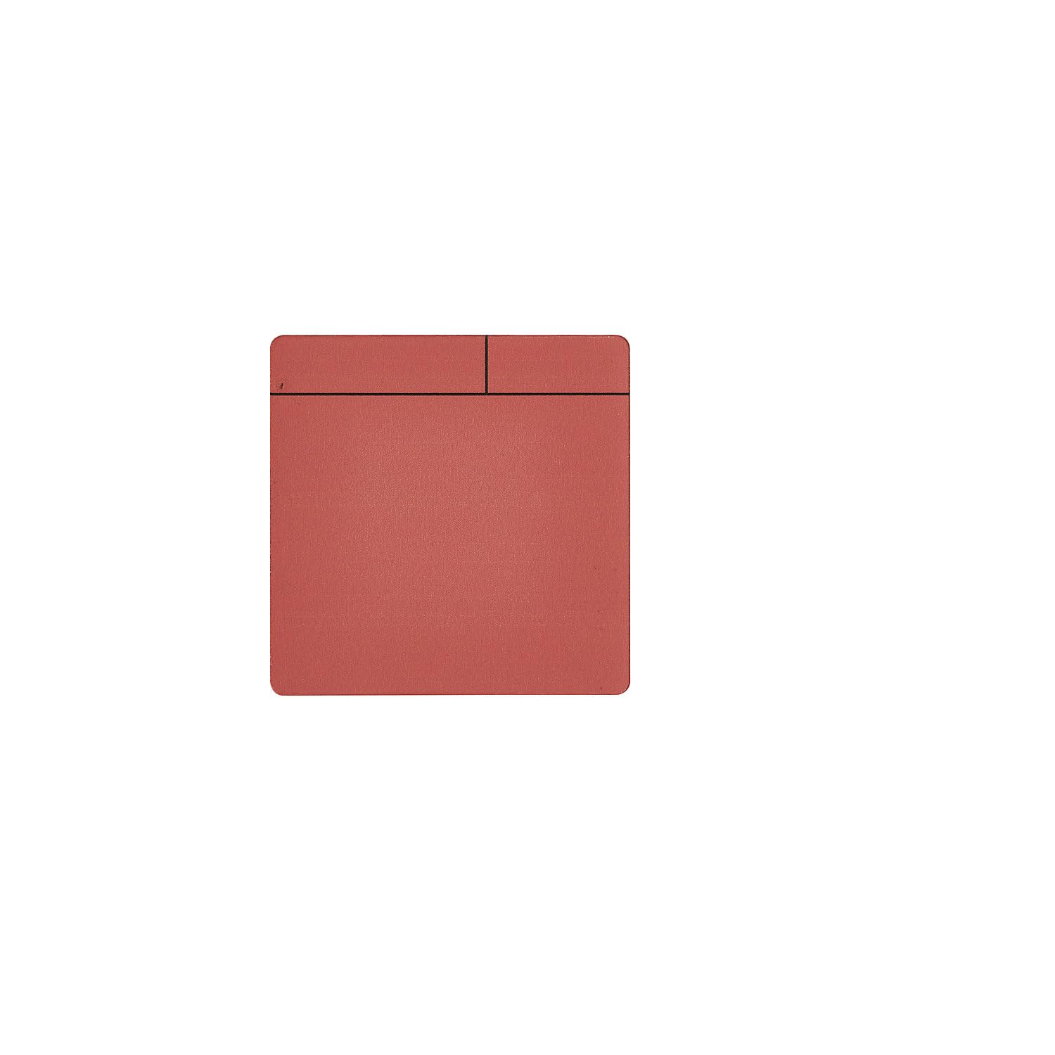 SMIT VISUAL | Haftnotizen | Magnetisch, LxB 75 x 75 mm, VE 10 Stk, rot