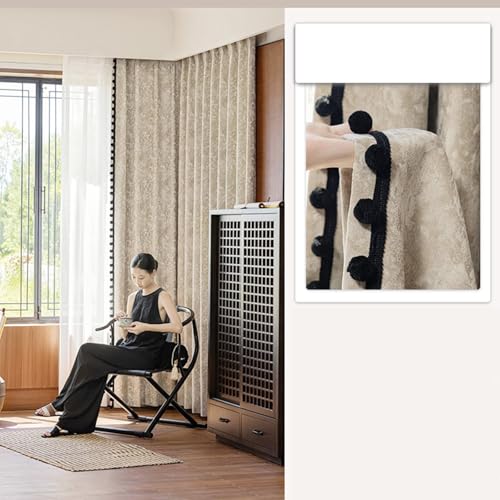 Rideaux à Crochet Chenille Jacquard Fleuri Beydodo d'Excellence
