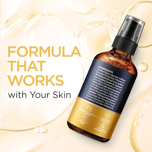Image of Vitamin C Serum for Face with Stem Cells & Hyaluronic Acid 2 Oz