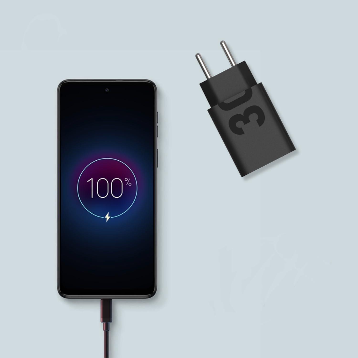30W Turbo Power Caricatore Rapido Adattatore con cavo da USB-C a