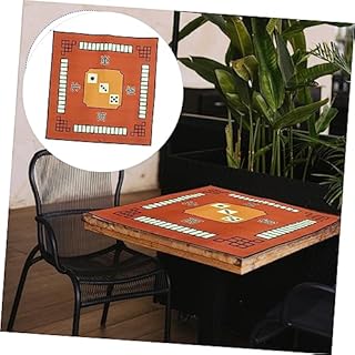 Toyvian 1pièce Tapis De Jeu Dominoes Bruit Tapis De Table Carré Multi-Usage pour Jeux De Cartes Dés