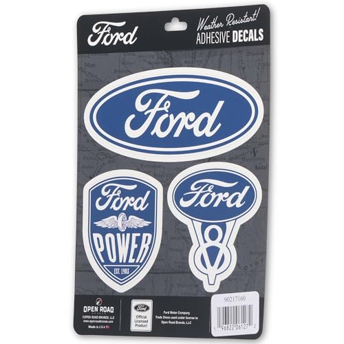 Ford Logo Adhesive Vinyl Decals - Set of Ford Stickers for Car, Window, Water Bottle or Laptop - Image 3