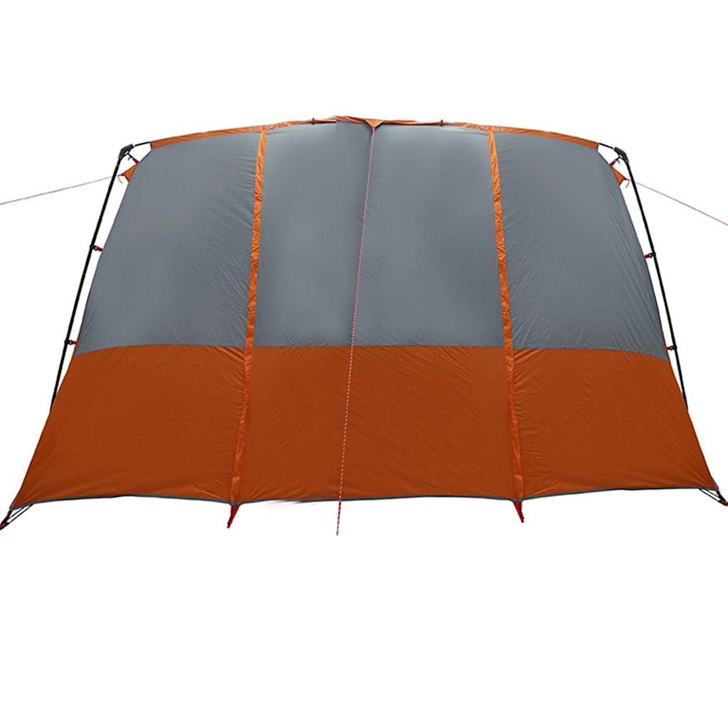 Genérico Tienda Familiar con Techo Gris y Naranja 760 x 645 x 230 cm,Deportes,Actividades al Aire Libre,Camping y Senderismo,Tiendas de campaña-42004061