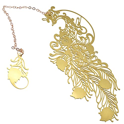 Blbmh 4In1 Peacock Metal Bookmarks For Women Teachers Book Lovers Book Mark Ideal Gifts For Birthday Present -Pg #TOP6