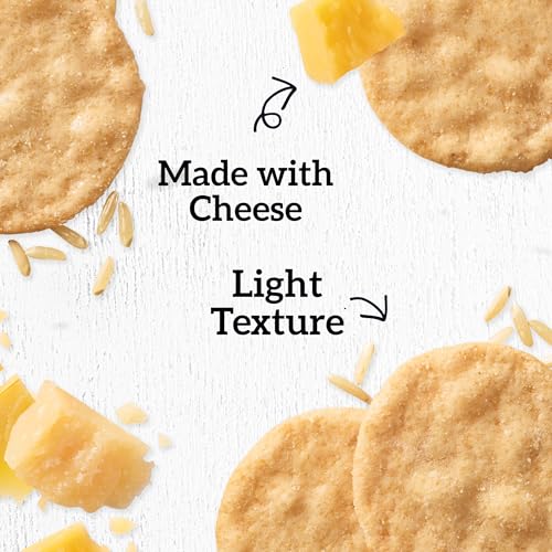 GOOD THINS Three Cheese Rice & Cheese Snacks Gluten Free Crackers, Snack Crackers, 3.5 oz - image 2