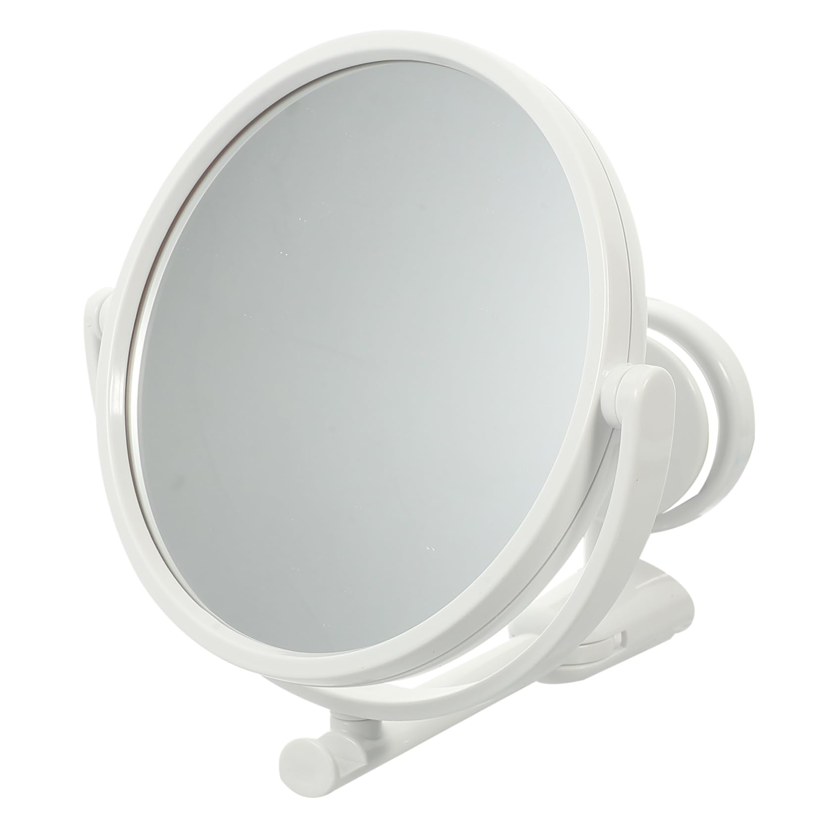 Wall-Mounted Folding Makeup Mirror with Rotatable Design Installation Single-Sided Round Mirror for Bathroom and Vanity Use Practical and