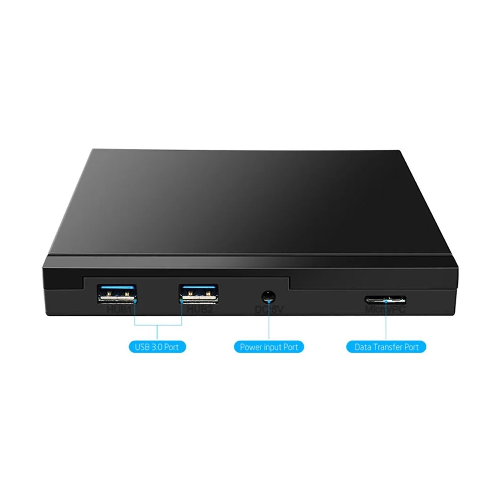 Unidad Óptica Externa De CD/DVD USB 3.0 Reproductor Grabadora DVD con Puertos Lector Tarjetas For PC Y Portátil Compacto Y PequeñO