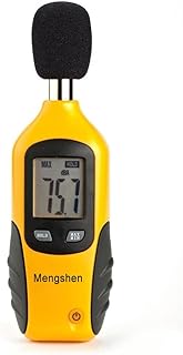 Mengshen Decibel Meter, Digital Sound Level Meter Audio Noise Measurement 30-130dB, (Battery Included)