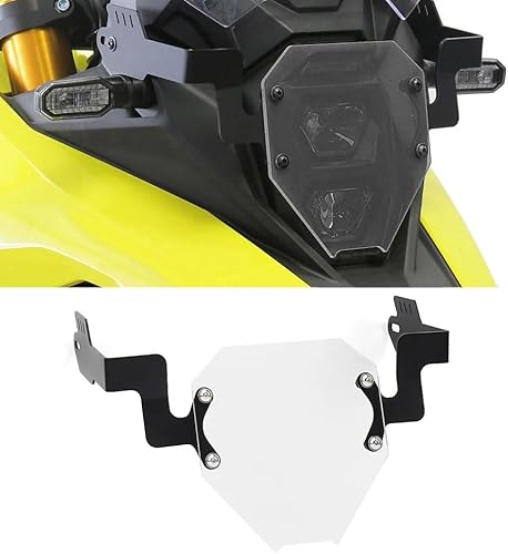 Protector de faros delanteros de motocicleta, cubierta transparente acrílica para Suzuki V-Strom 800 DE 2023 2024