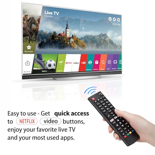 für LG-Fernbedienung Fernseher, Universal für Alle LG Smart TV Remote Original, Mit Batterie – Bild 4
