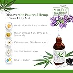 Natural Therapy Hemp & Lavender Body Oil – Moisturizing Body Oil – Hydrate & Soften Skin – Increase Skin Elasticity and Provide Anti-Aging Support (4 Fl.Oz) - Image 5