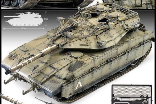 Brand new ACADEMY 1/35scale model kit Merkava Mk.IID 13286 image 4