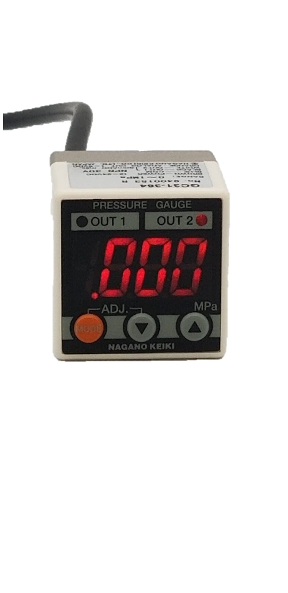 Amazon | 長野計器 小形デジタル圧力計 GC31-364 -100~100kPa Amazon | 長野計器 小形デジタル圧力計 GC31-364 -100~100kPa