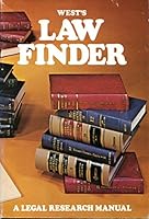 West's Law Finder, A Research manual for Lawyers B000PGMI0E Book Cover