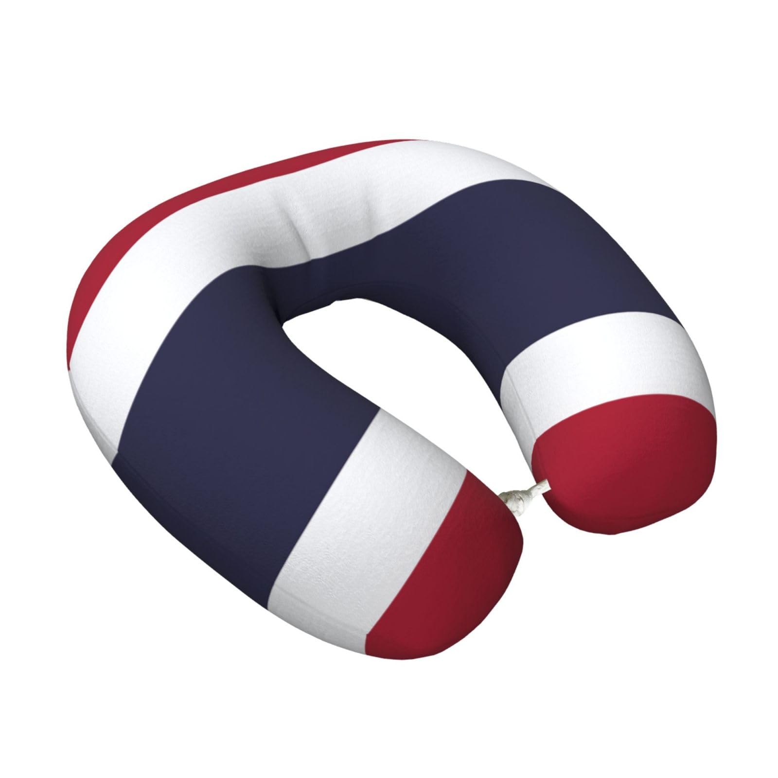 Yyoretp Thailand Flag Print Travel Pillow Pure Memory Foam Neck Pillows Portable Headrest for Airplane