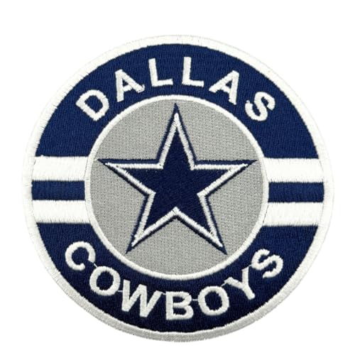 Siam Accs Rugby Fans Dallas Logo Patch Embroidery American Football Fan Favorite Team Iron On Sew On for Clothing Backpacks Jeans Motorcycle Sew On Custom Jackets Hats Tactical Bags